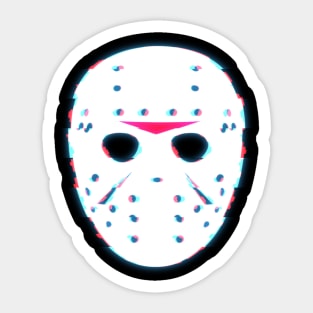 Friday 13th glitch Sticker